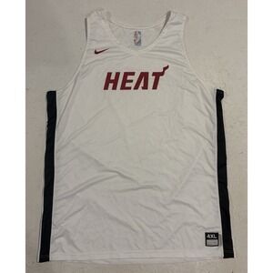 Nike Swingman +4 Length Miami Heat Jersey Mens 4XL White Basketball NBA